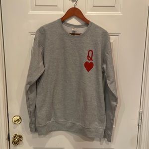 New queen of hearts sweatshirt